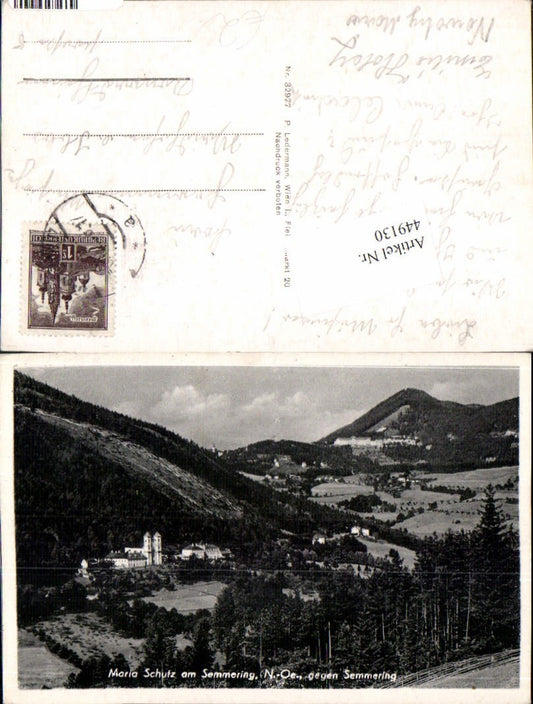 449130,Maria Schutz am Semmering geg. Semmering Teilansicht
