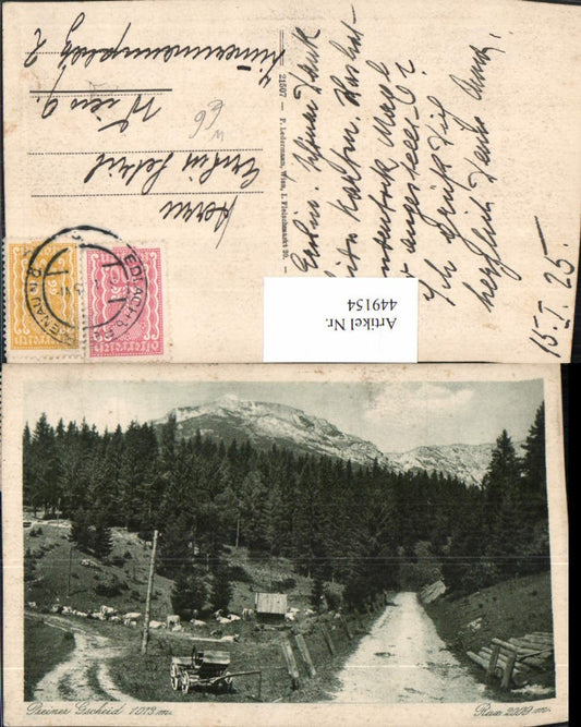 449154,Preiner Gscheid b. Prein m. Rax Bergkulisse