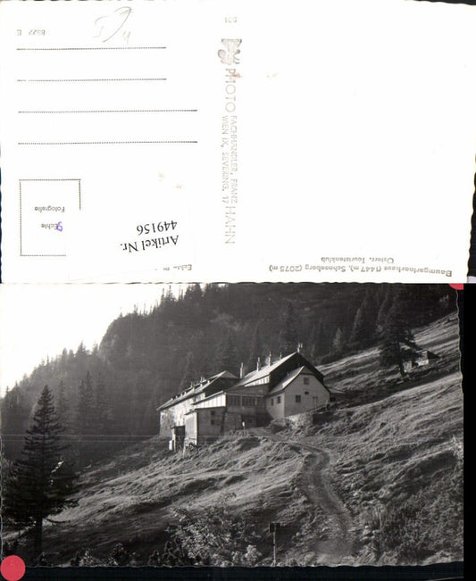 449156,Baumgartnerhaus Berghütte b. Reichenau