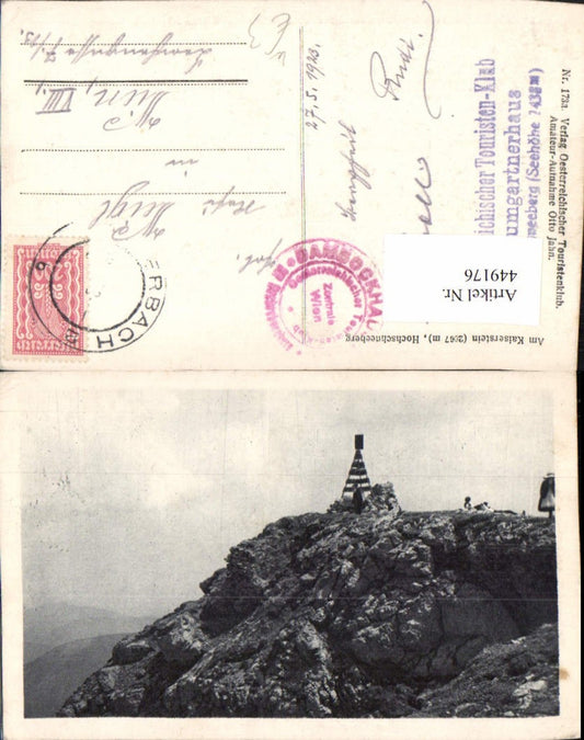 449176,Kaiserstein am Hochschneeberg b. Puchberg