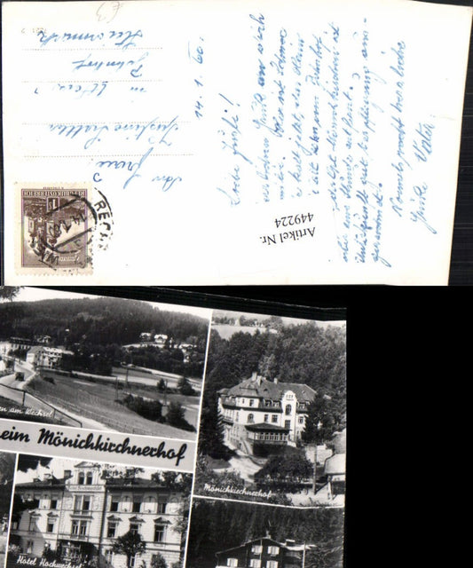 449224,Mönichkirchen Teilansicht Mönichkirchnerhof Sessellift Mehrbildkarte