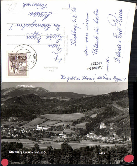 449227,Kirchberg am Wechsel Totale Bergkulisse