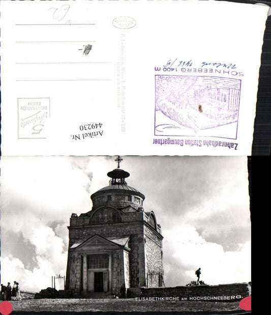 449230,Elisabethkirche Kirche am Hochschneeberg b. Puchberg