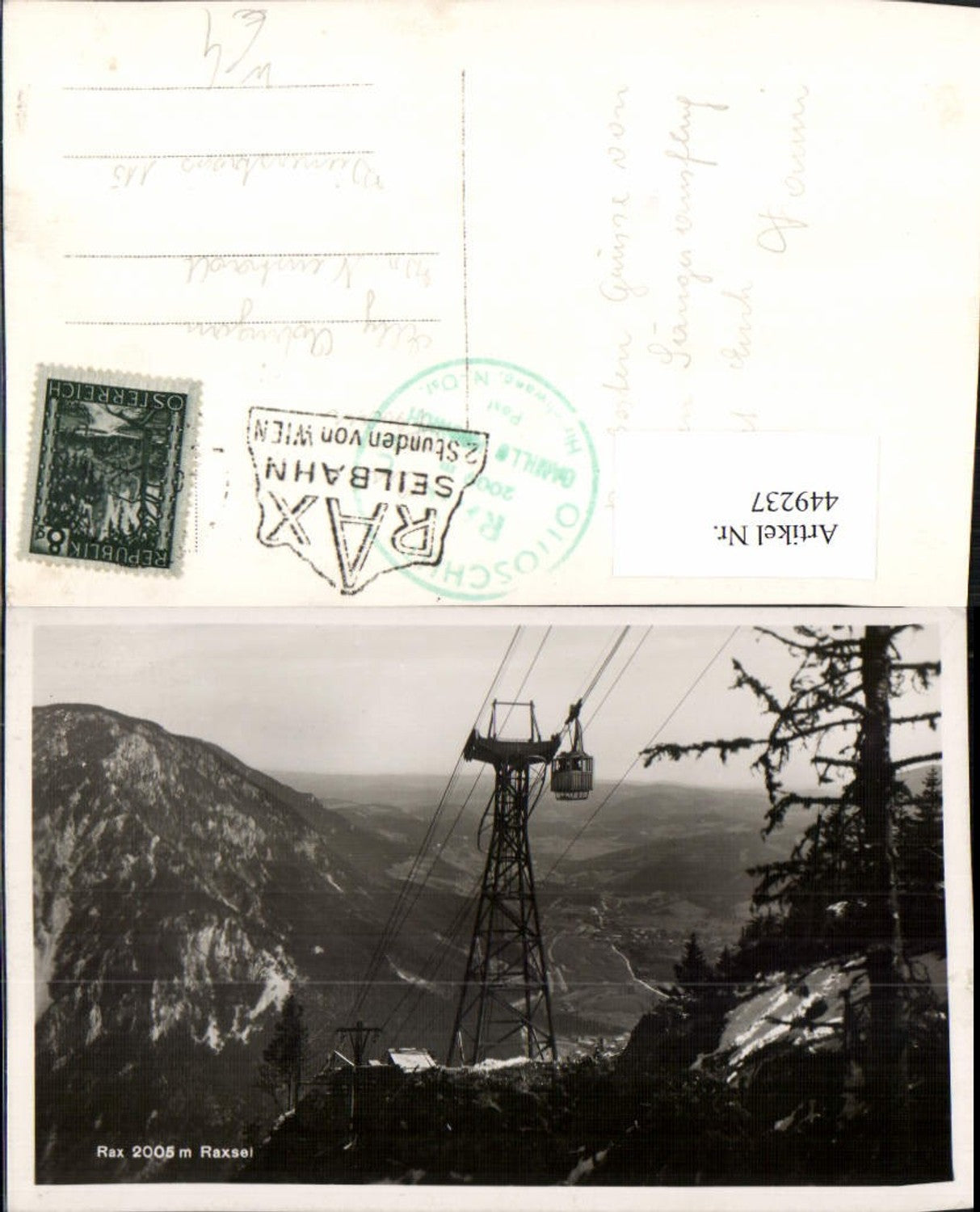 449237,Rax Raxeilbahn Seilbahn b. Reichenau