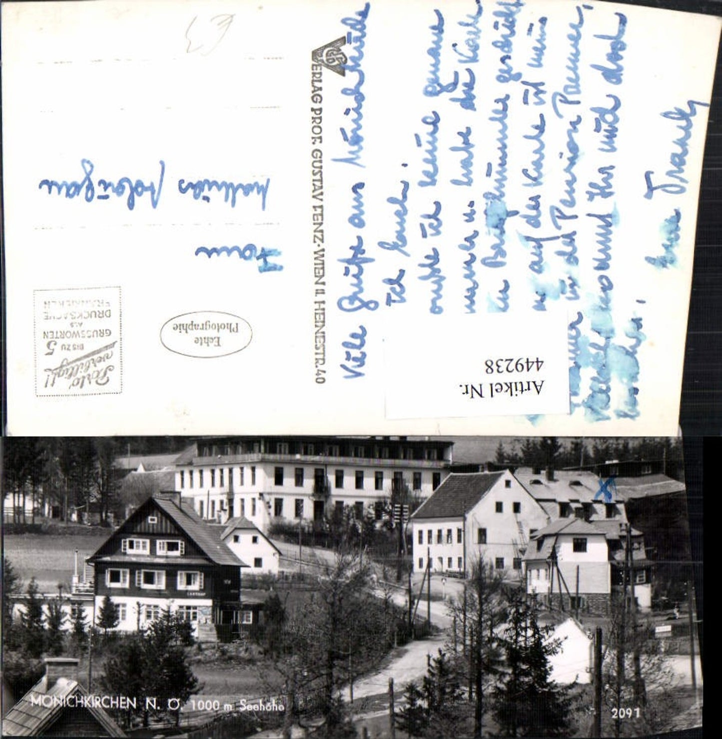 449238,Mönichkirchen Teilansicht Alpenhotel Lang