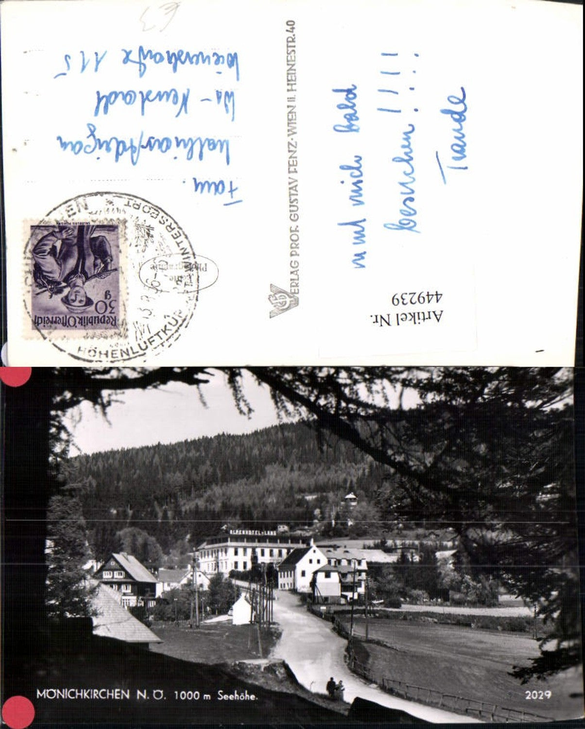 449239,Mönichkirchen Teilansicht Alpenhotel Lang