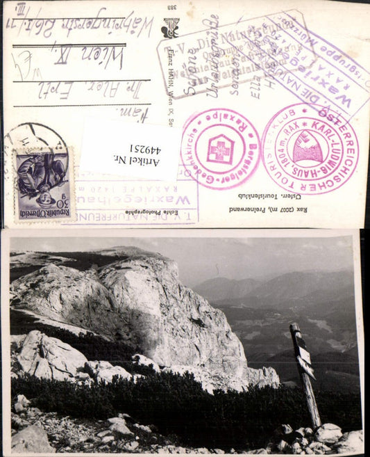 449251,Rax Preinerwand b. Prein Ausblick Bergkulisse