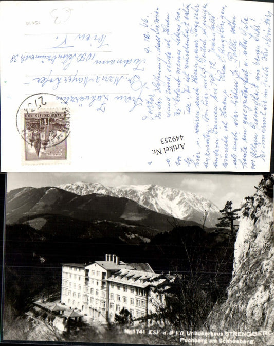 449253,Puchberg am Schneeberg Urlauberhaus Strengberg Bergkulisse