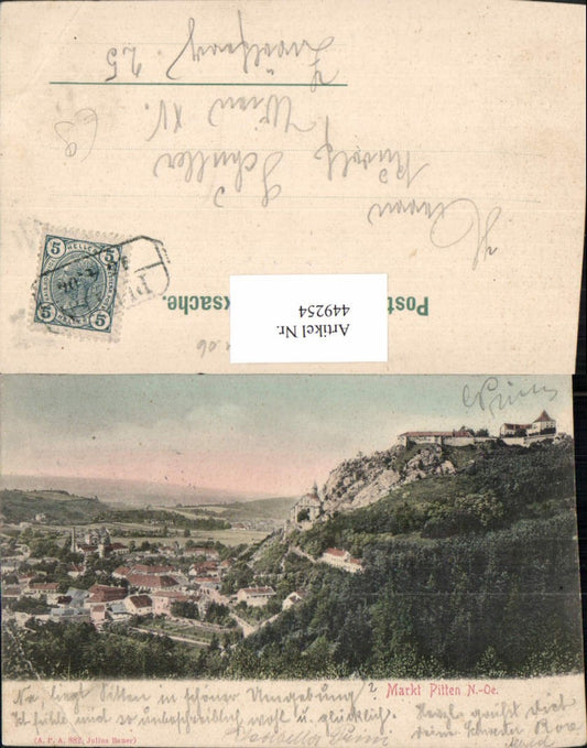 449254,Markt Pitten Totale m. Schloss