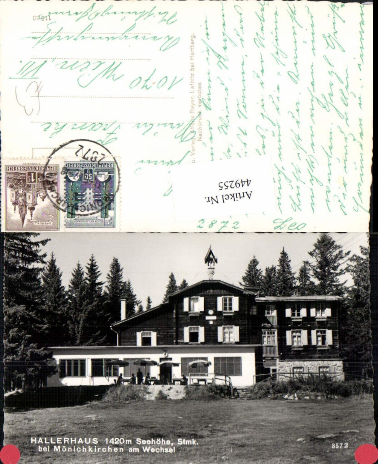 449255,Hallerhaus b. Mönichkirchen am Wechsel