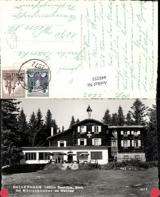 449255,Hallerhaus b. Mönichkirchen am Wechsel