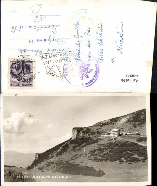 449263,Raxalpe Ottohaus Berghütte b. Reichenau