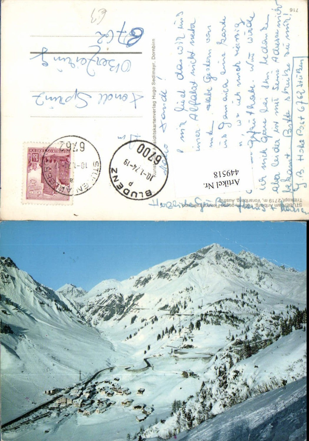 Alte Ansichtskarte – Old Postcard