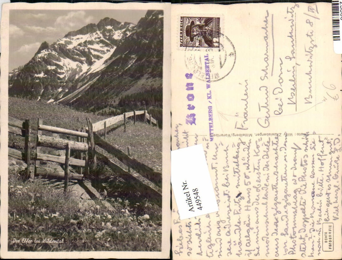 Alte Ansichtskarte – Old Postcard