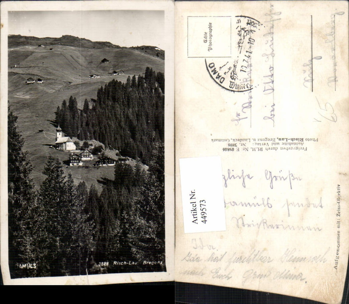 Alte Ansichtskarte – Old Postcard