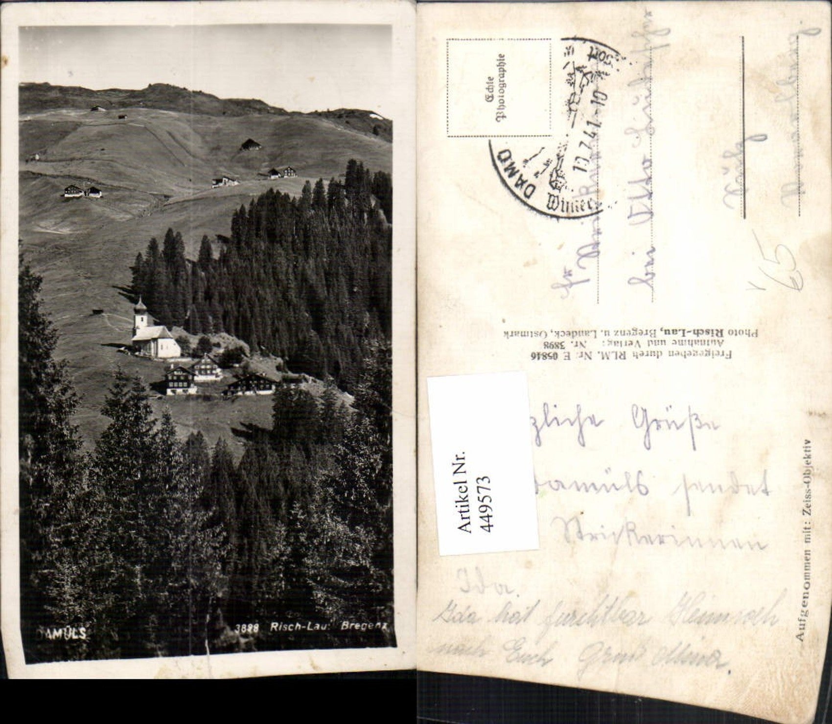Alte Ansichtskarte – Old Postcard
