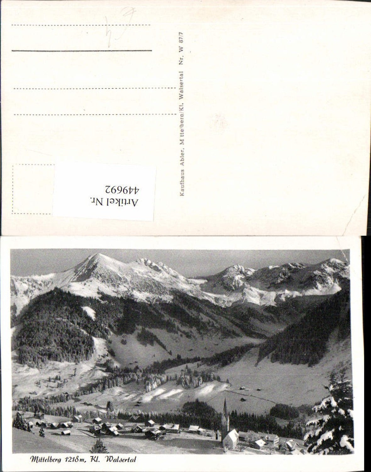 Alte Ansichtskarte – Old Postcard