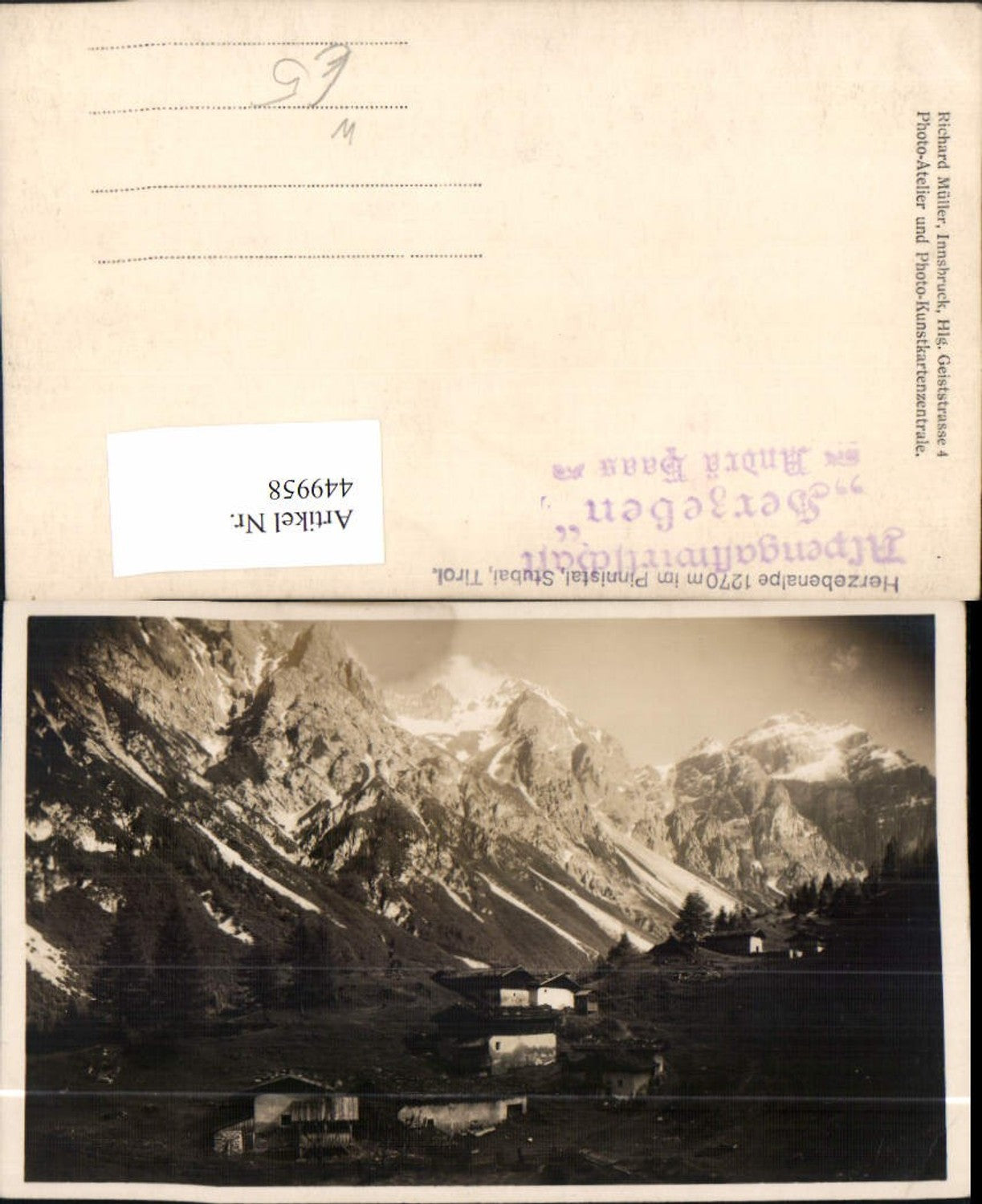 Alte Ansichtskarte – Old Postcard