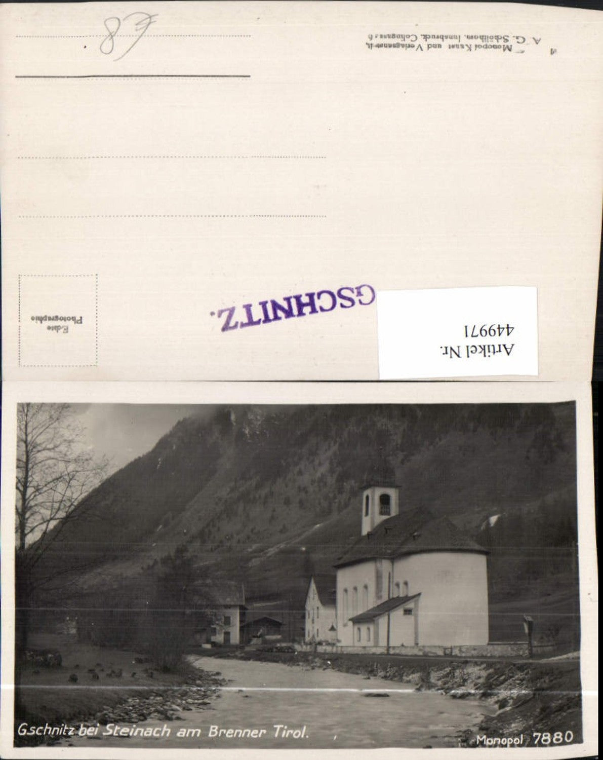 Alte Ansichtskarte – Old Postcard