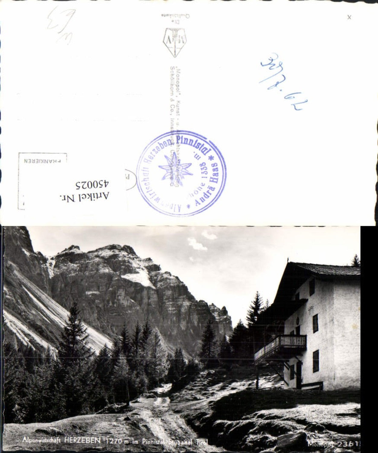 Alte Ansichtskarte – Old Postcard