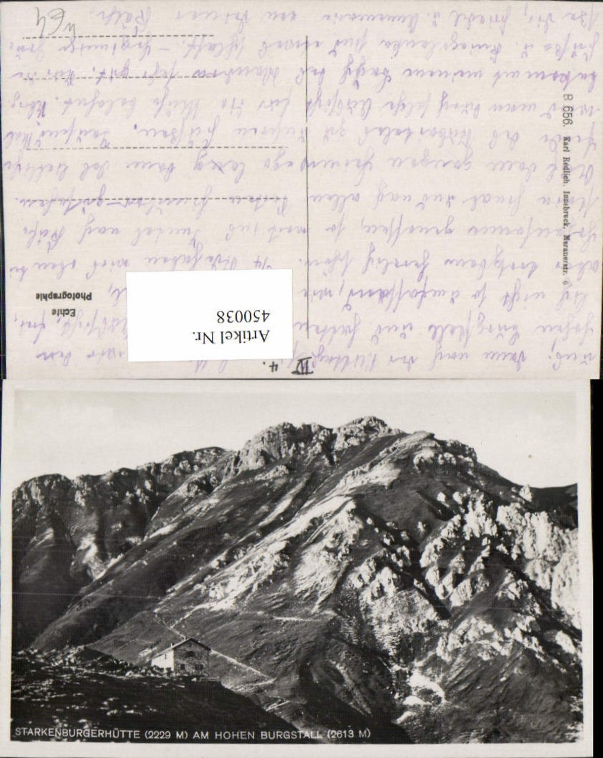 Alte Ansichtskarte – Old Postcard