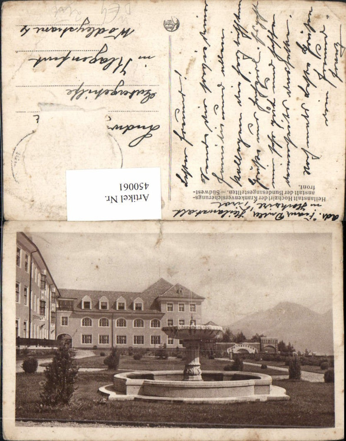 Alte Ansichtskarte – Old Postcard