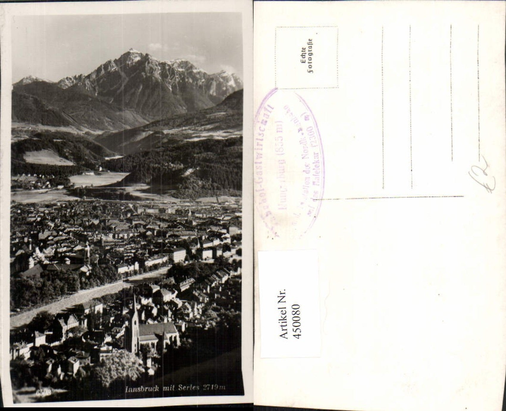 Alte Ansichtskarte – Old Postcard