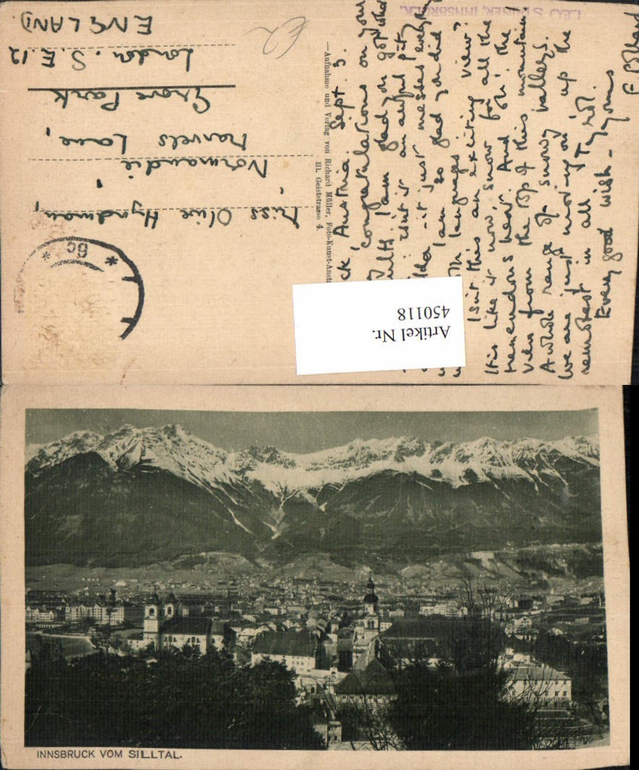Alte Ansichtskarte – Old Postcard