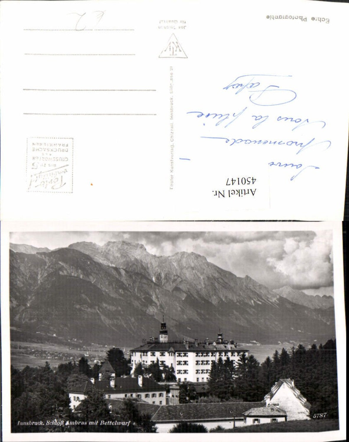 Alte Ansichtskarte – Old Postcard