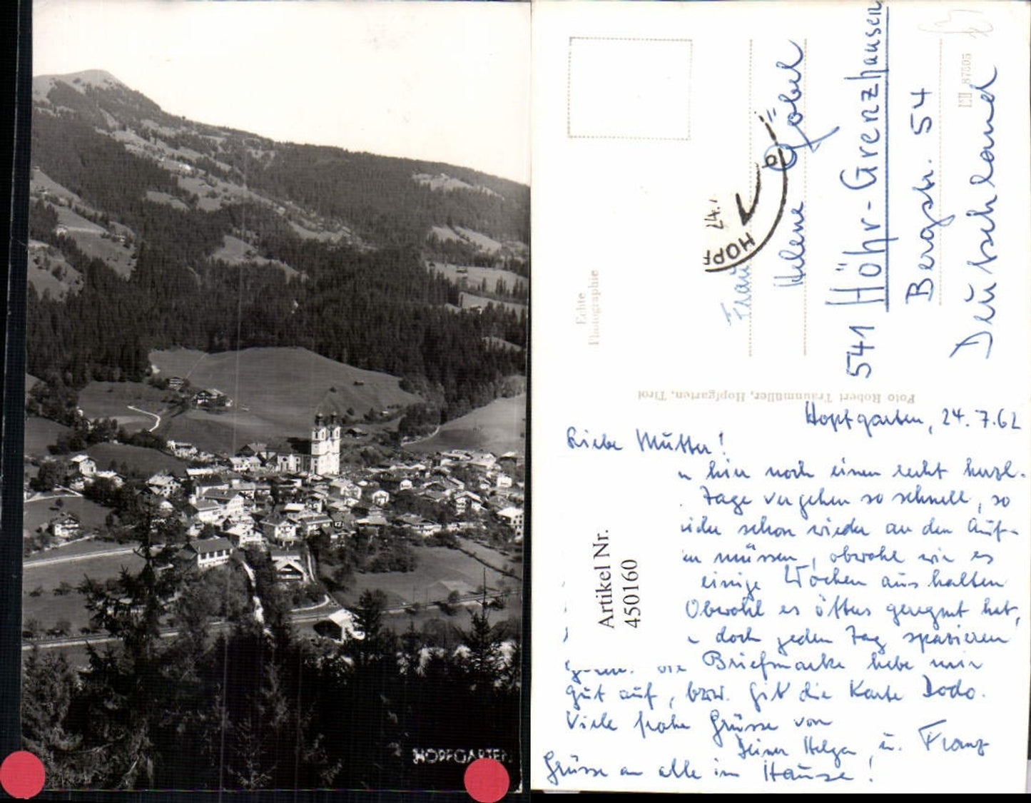 Alte Ansichtskarte – Old Postcard