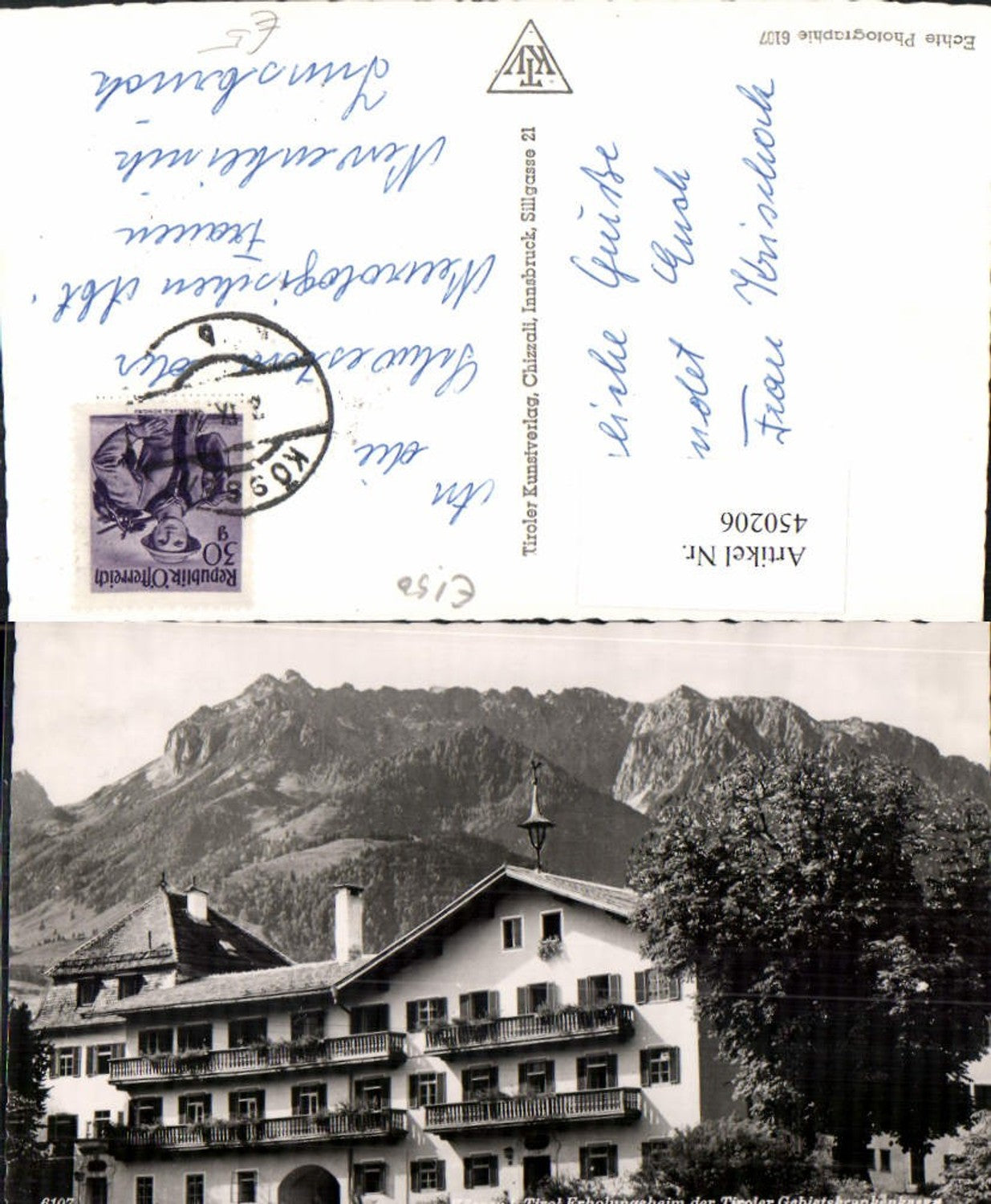 Alte Ansichtskarte – Old Postcard