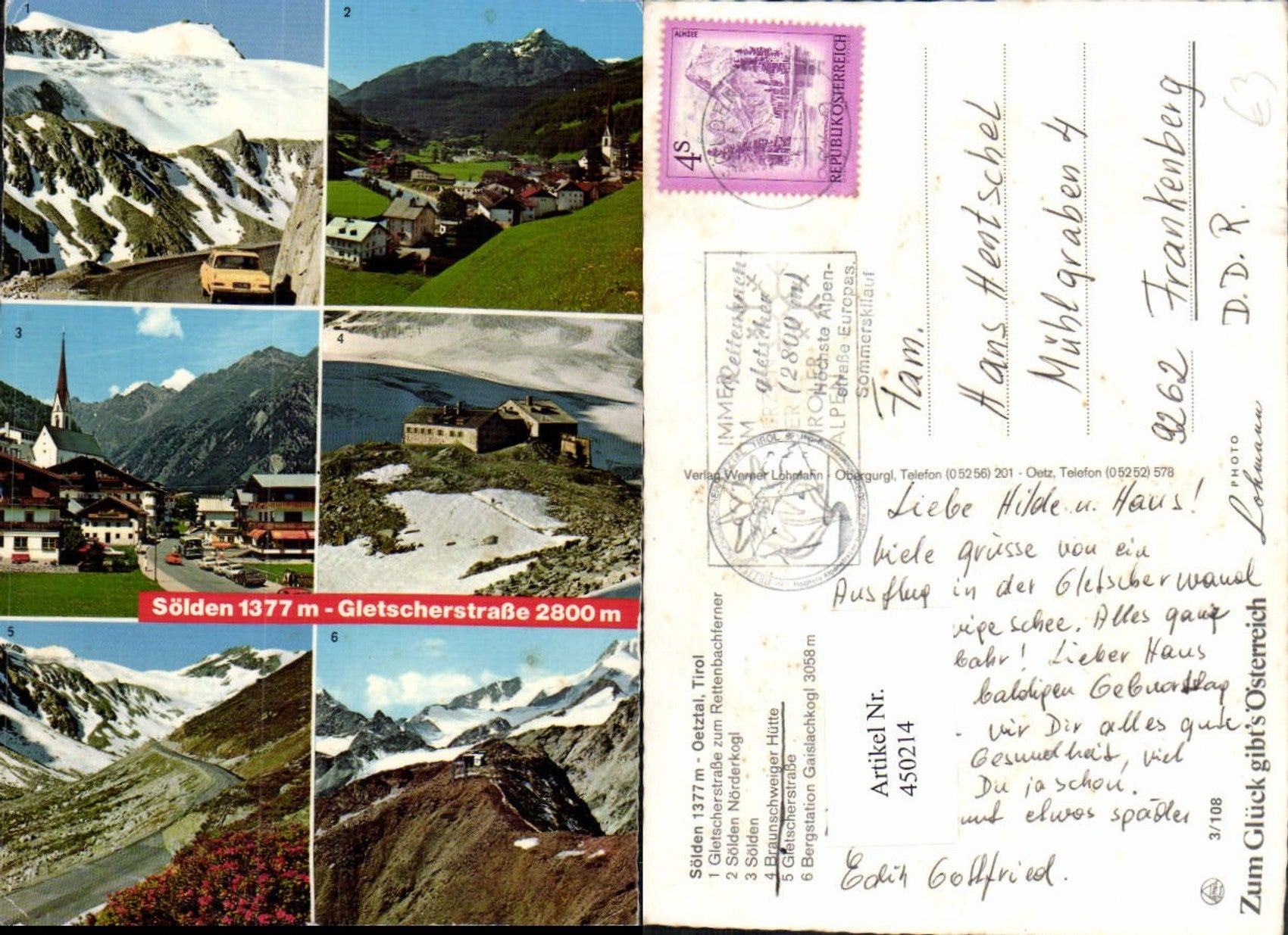 Alte Ansichtskarte – Old Postcard