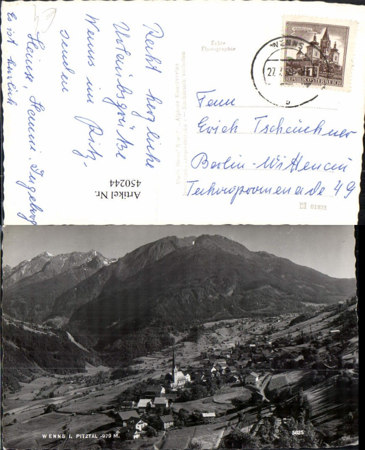 Alte Ansichtskarte – Old Postcard