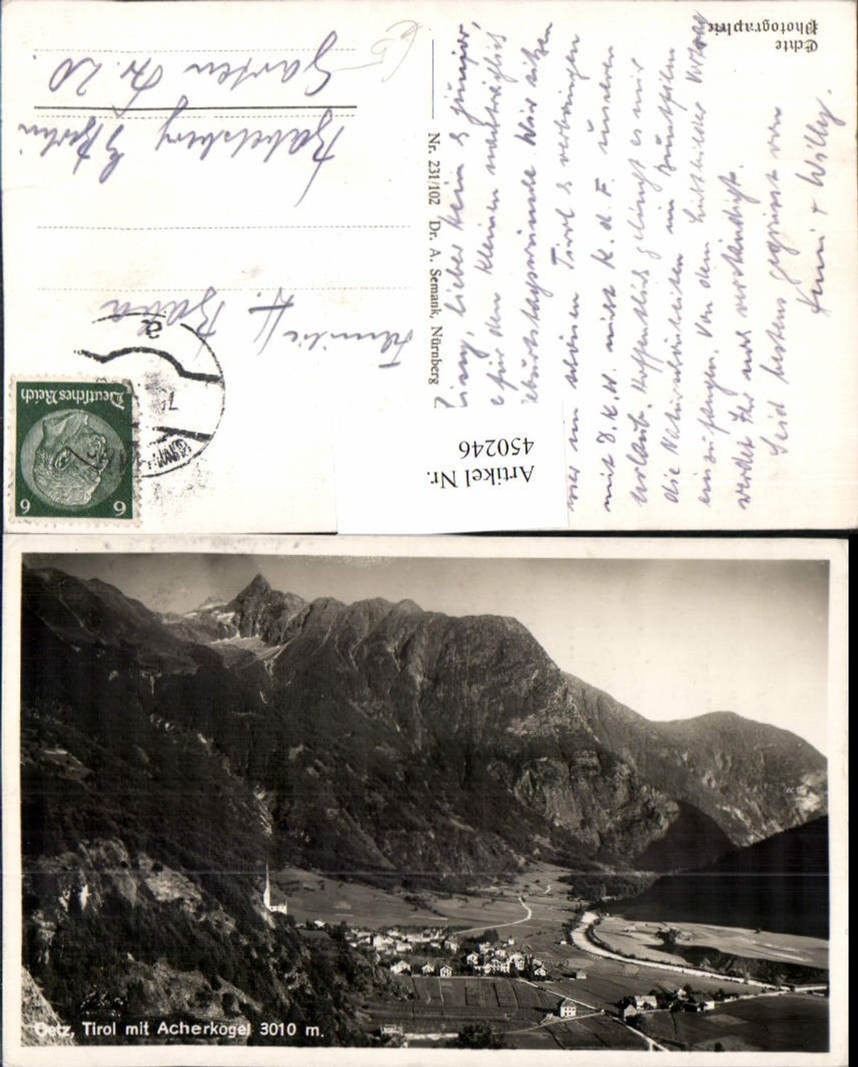 Alte Ansichtskarte – Old Postcard