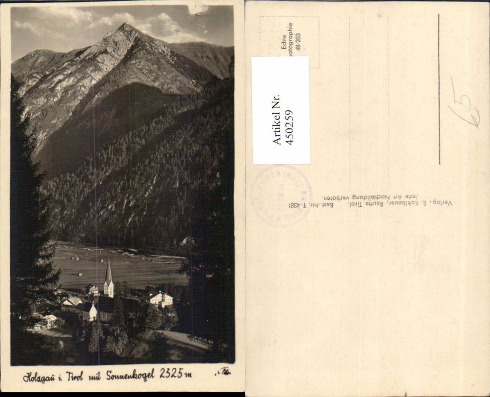 Alte Ansichtskarte – Old Postcard