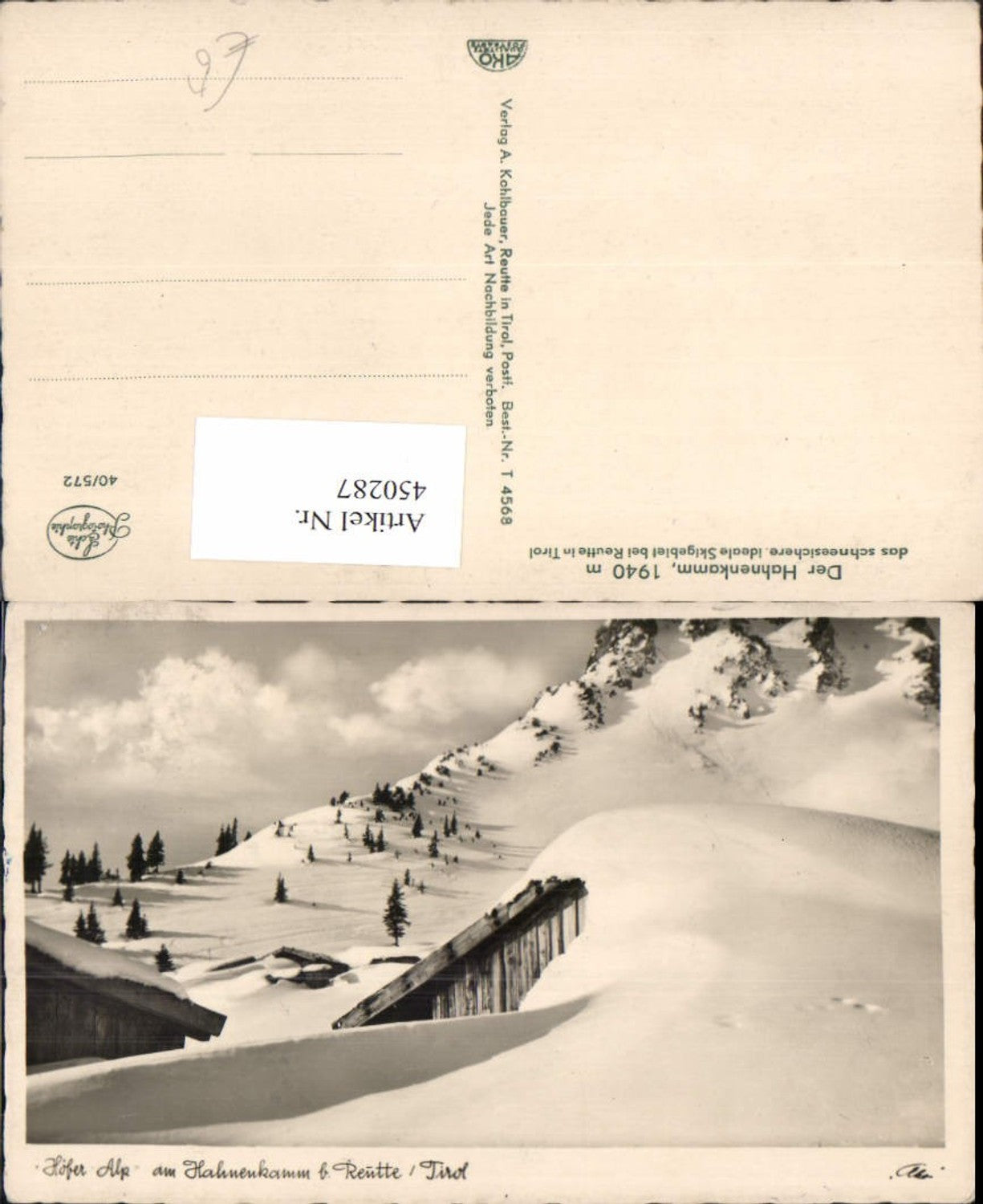 Alte Ansichtskarte – Old Postcard