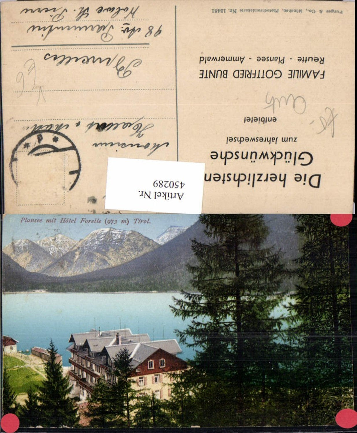 Alte Ansichtskarte – Old Postcard