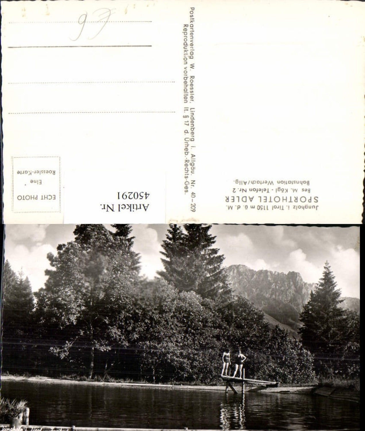 Alte Ansichtskarte – Old Postcard