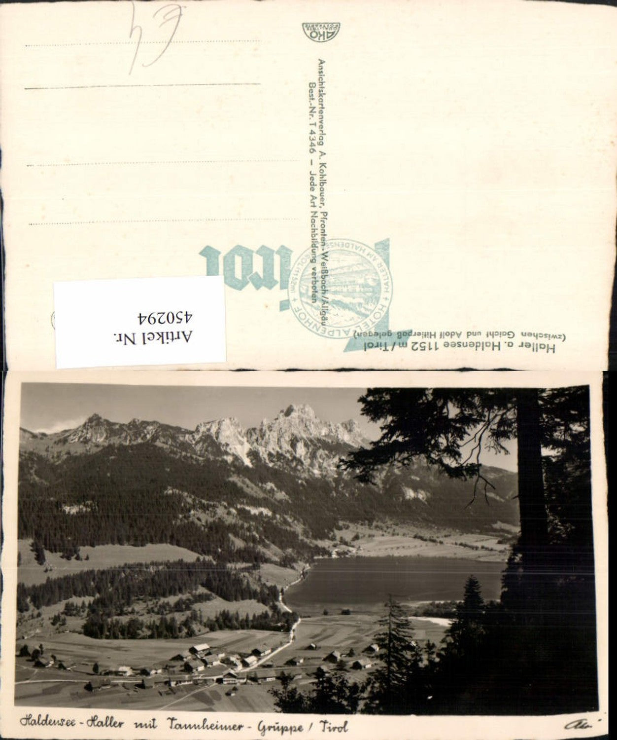 Alte Ansichtskarte – Old Postcard
