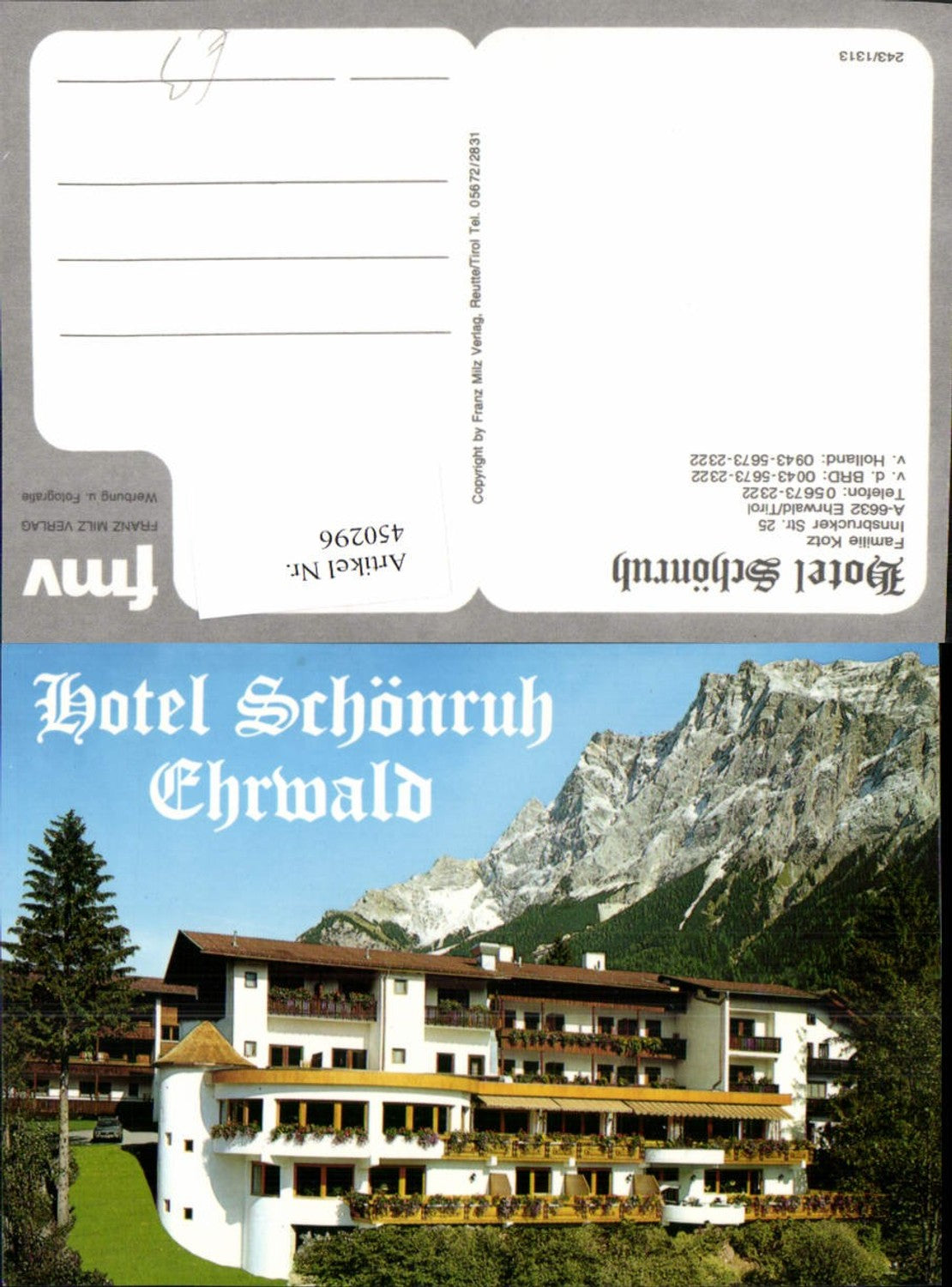 Alte Ansichtskarte – Old Postcard