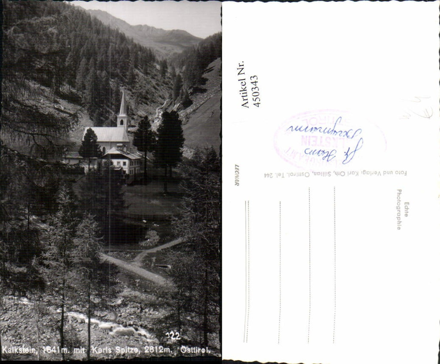 Alte Ansichtskarte – Old Postcard