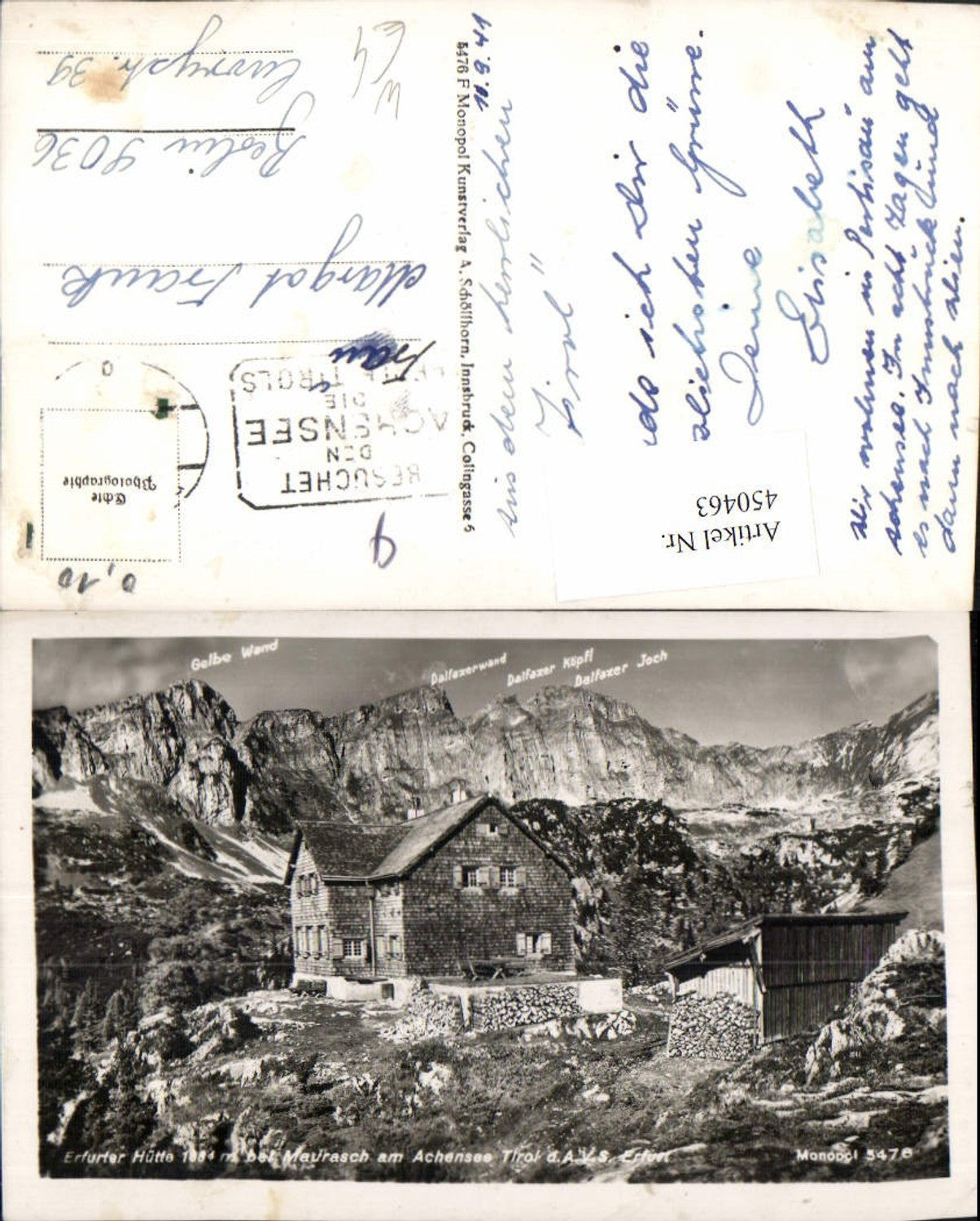 Alte Ansichtskarte – Old Postcard