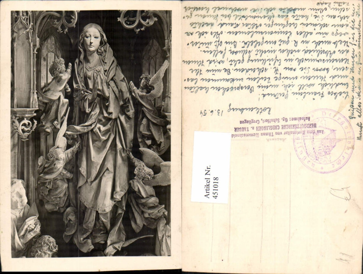 451018,Fotokunst Georg Schaffert Creglingen Altar Statue Engeln