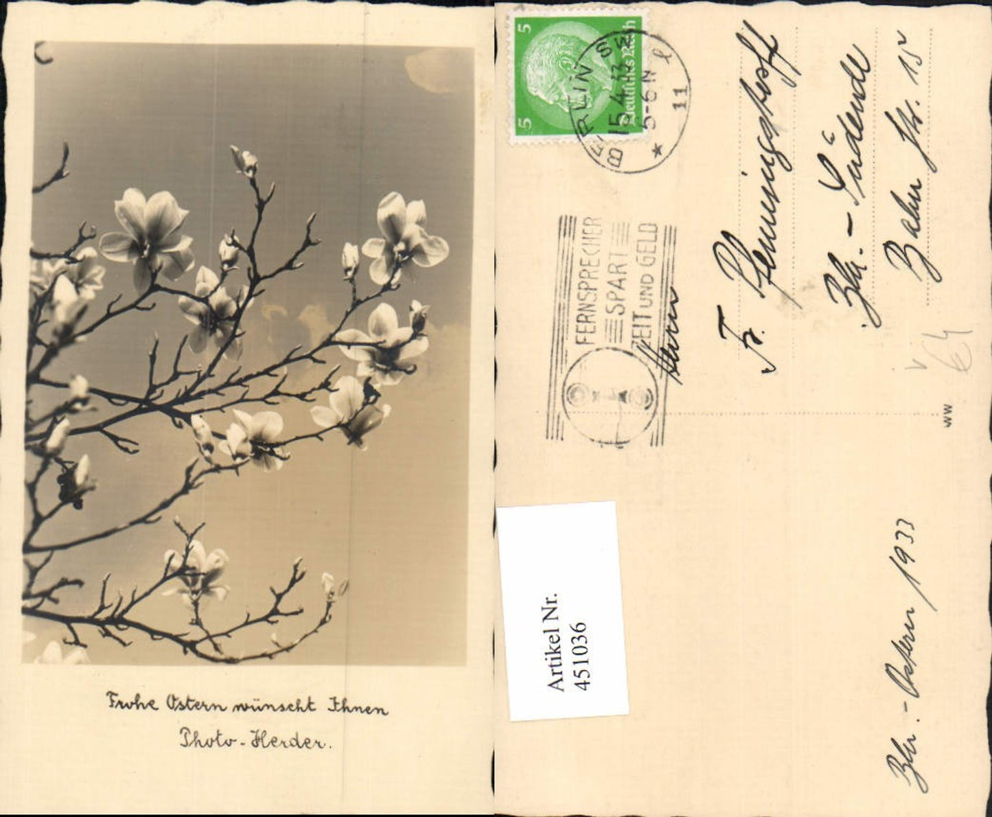 451036,Fotokunst Herder Ostern Baumblüte Blütenzweige