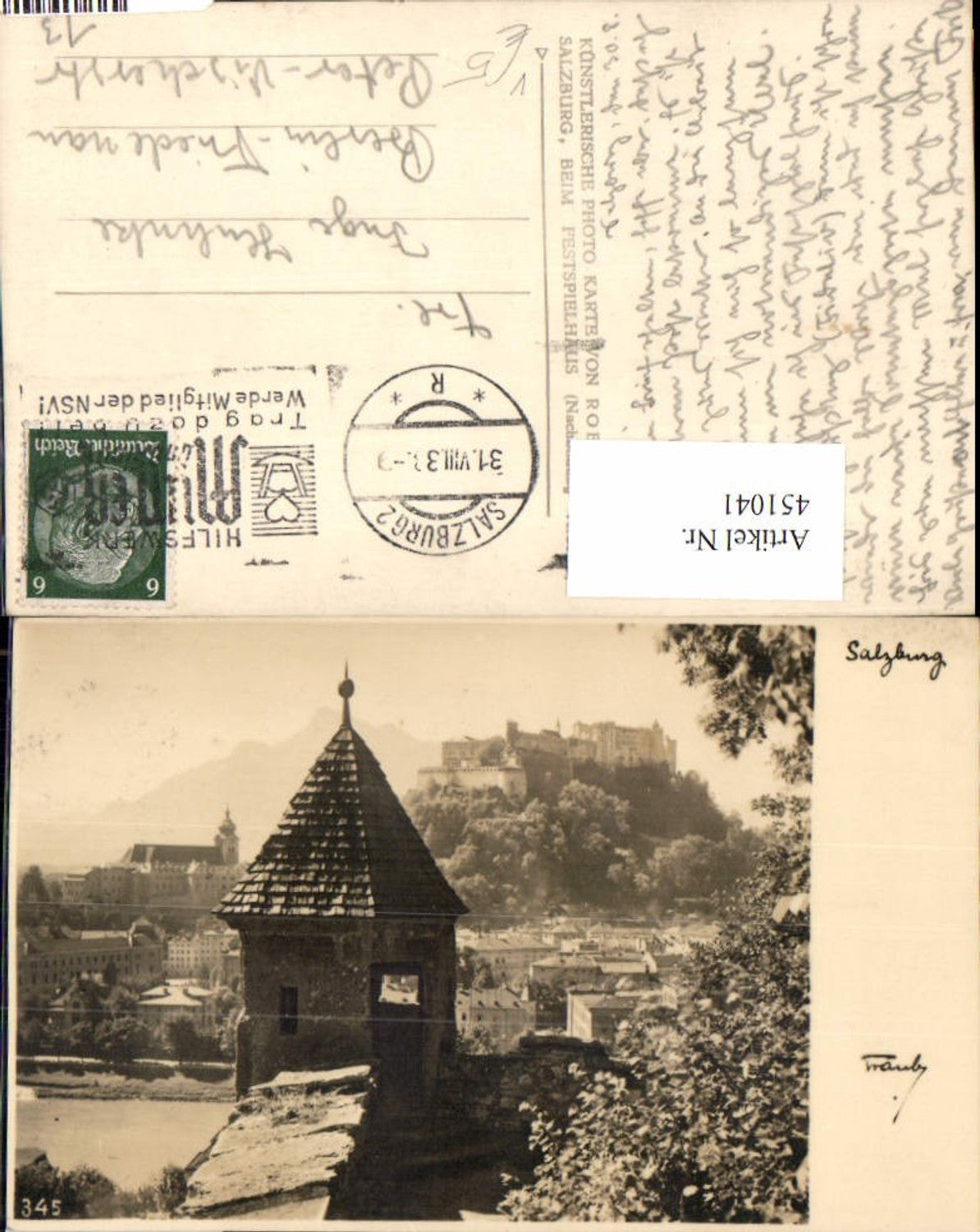 451041,Fotokunst Robert Traub 345 Salzburg Teilansicht Festung