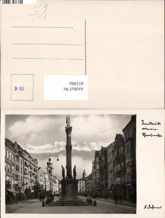 451086,Fotokunst Dr. Defner Innsbruck Maria Theresienstraße Annasäule