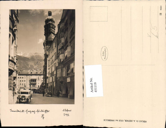 451119,Fotokunst Dr. Defner I192 Innsbruck Goldenes Dachl Turm