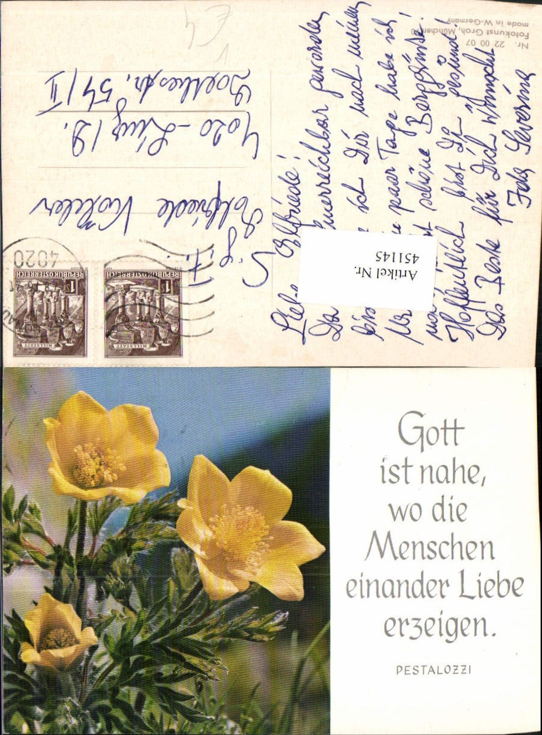 451145,Fotokunst Groh 220007 Hahnenfuß Blumen Spruch