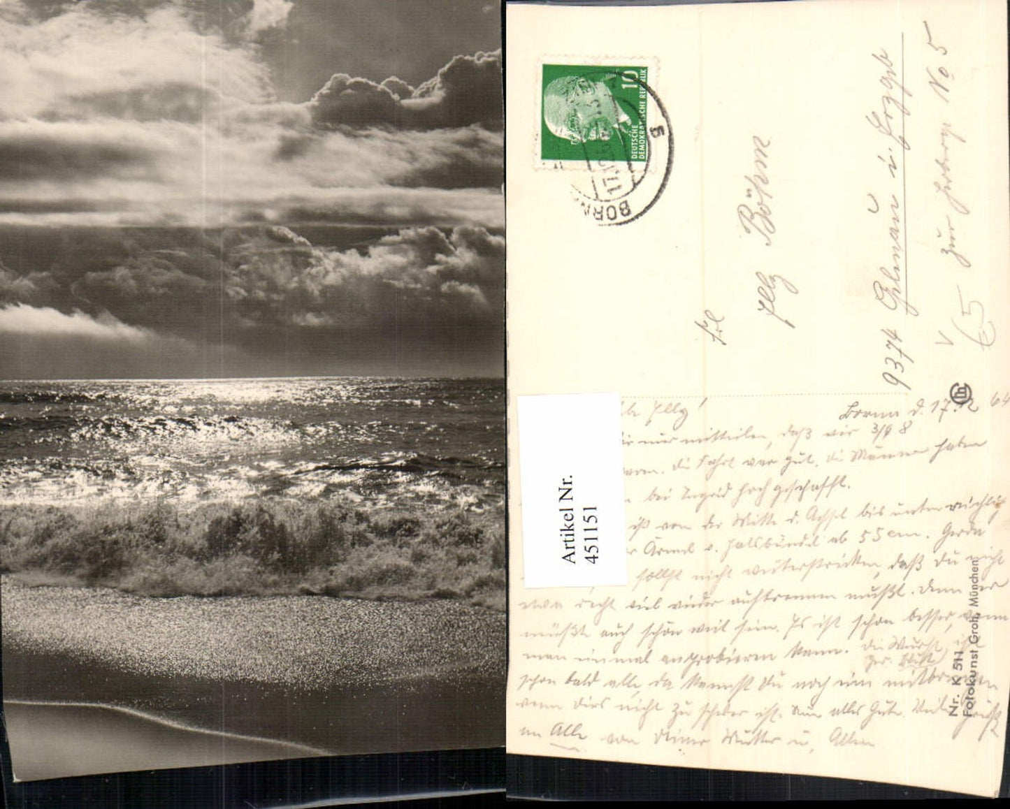 451151,Fotokunst Groh K511 Meer Strand