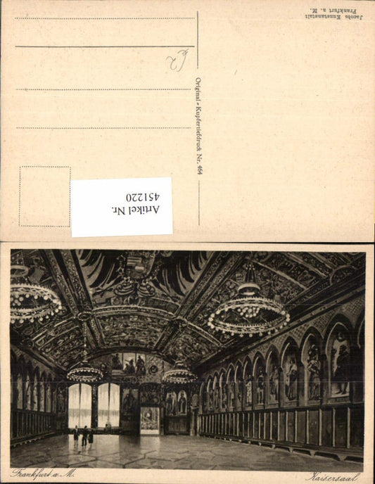 451220,Frankfurt am Main Kaisersaal Innenansicht